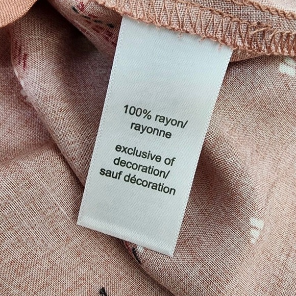 Maurices Mauve Aztec Patterned Ballon Sleeve Blouse (Size: Medium) - Picture 10 of 16